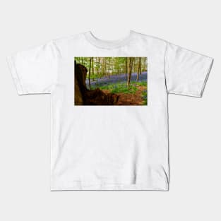 Bluebell Woods Greys Court Oxfordshire UK Kids T-Shirt